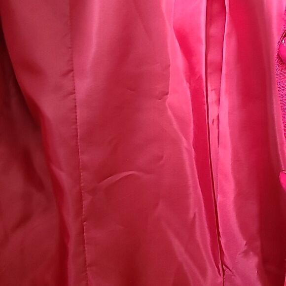 Kasper Red Buttondown Suit Jacket, Size 12 - Picture 9 of 11